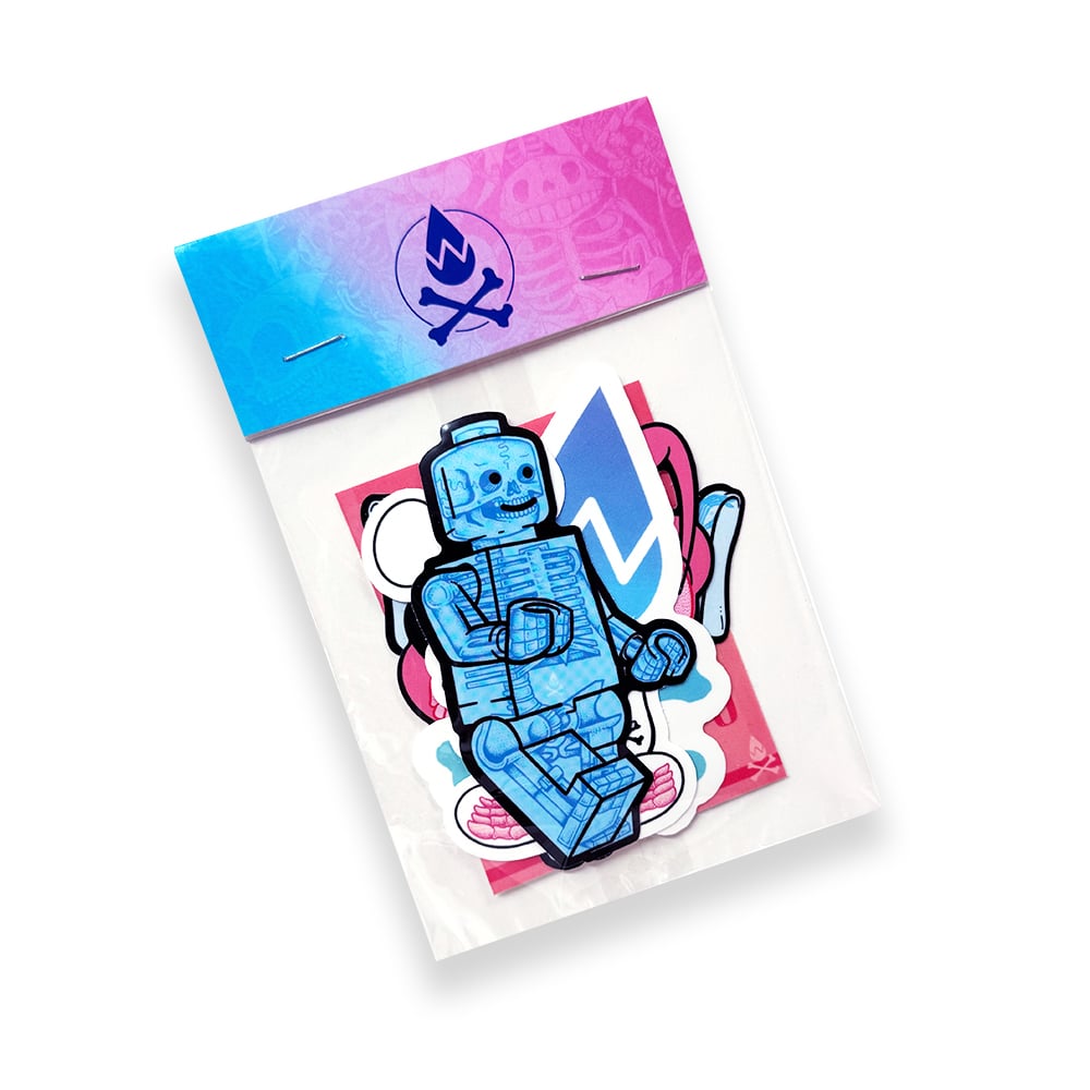 Image of Pink & Blue Sticker Pack
