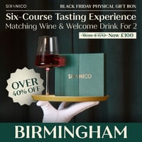 Six Courses & Matching Wine for 2  - Birmingham