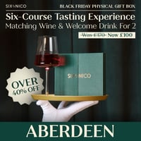 Six Courses & Matching Wine for 2  - Aberdeen