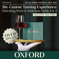 Six Courses & Matching Wine for 2 - Oxford