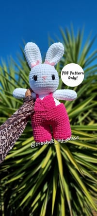 Image 1 of Bell the Bunny Crochet Pattern