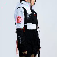 Image 2 of HYPERZERO CROPTOP - WHITE