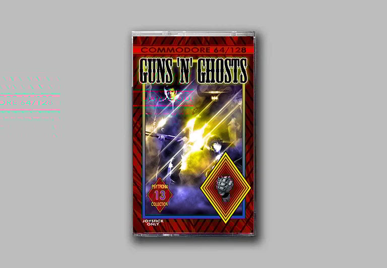Image of Guns 'n' Ghosts (Psytronik Collection C64 Tape) PRE-ORDER
