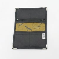 Image 2 of Portafoglio in tessuto idrorepellente nero