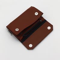 Image 2 of Portafoglio in pelle cactus marrone