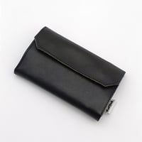 Image 1 of Portafoglio in pelle d'uva nero