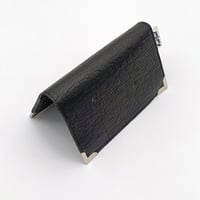 Image 1 of Portafoglio in pelle vegana nera