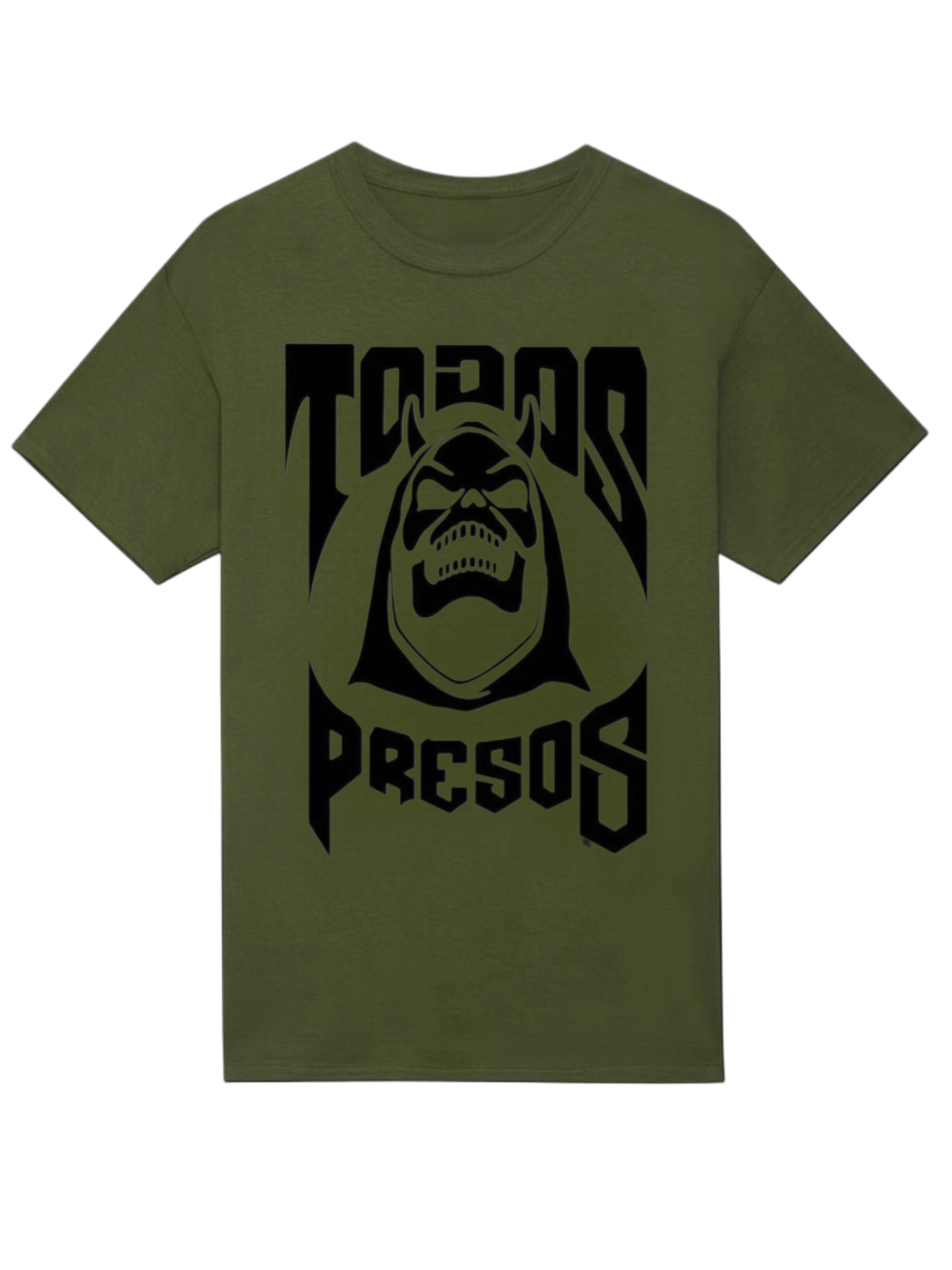 CAMISETA TODOS PRESOS MILITARY GREEN