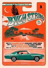 Billy Strings // Australia & New Zealand 2025 // Tour Print