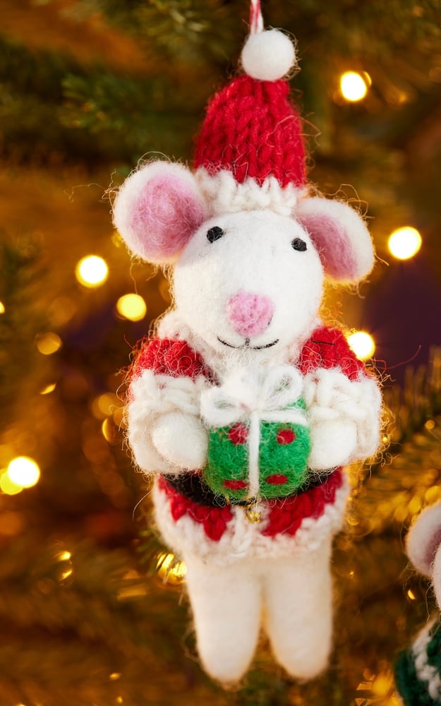 Image of Namaste Fair Trade Xmas Decoration❄️🎄🐭