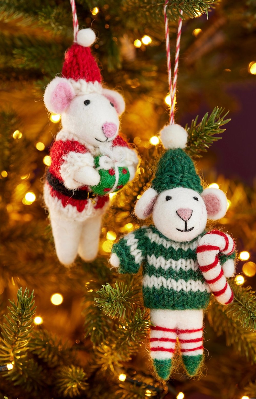 Image of Namaste Fair Trade Xmas Decoration❄️🎄🐭