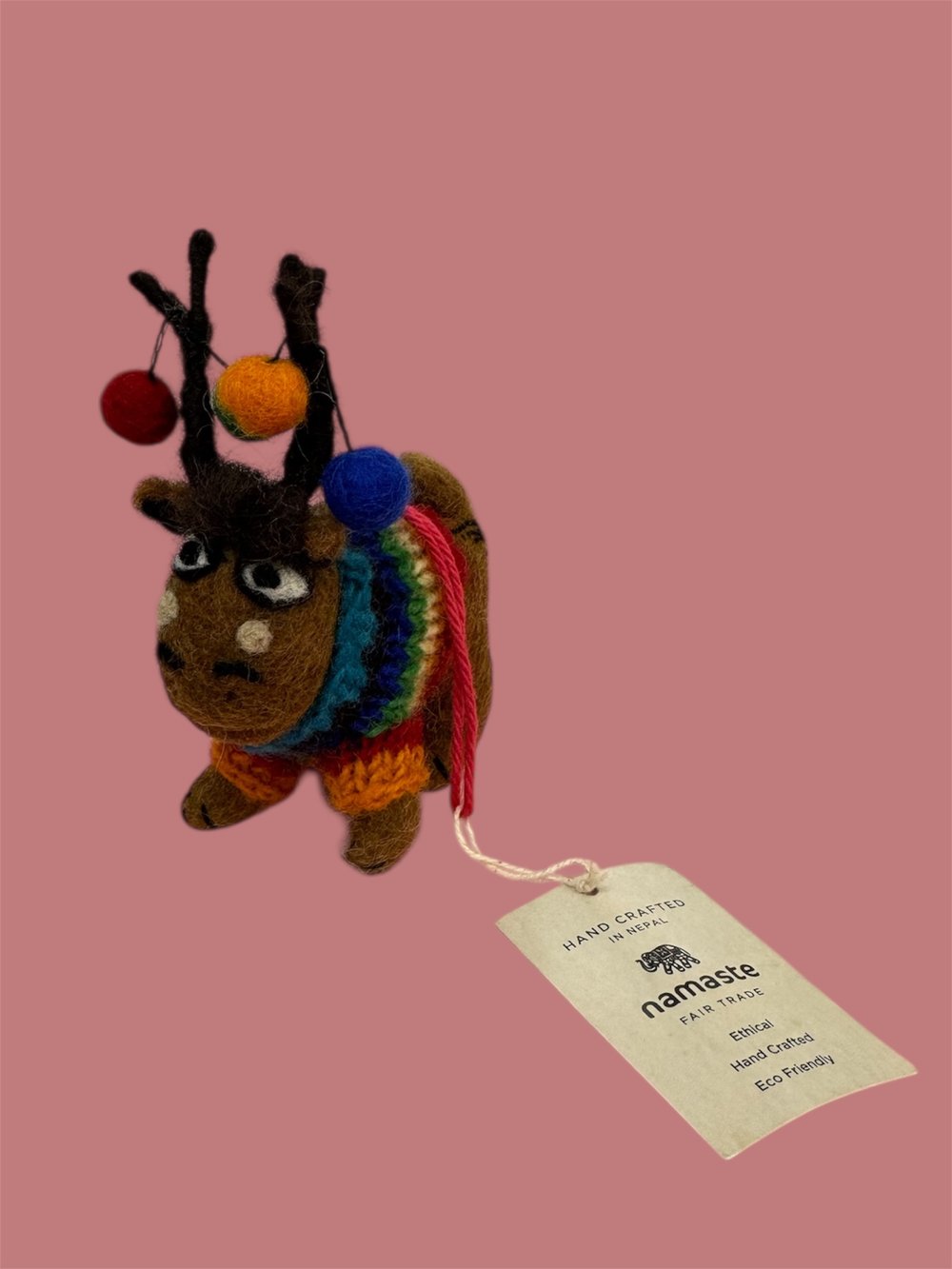 Image of Namaste Fair Trade Xmas Decoration❄️🎄🐭