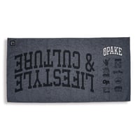 CULTURE & LIFESTYLE TOWEL - BLK CAMO