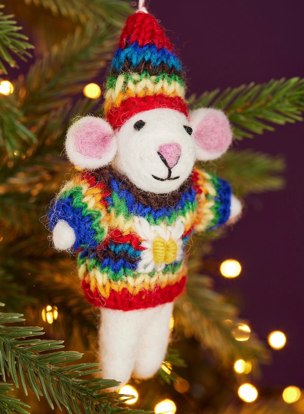 Image of Namaste Fair Trade Xmas Decoration❄️🎄🐭