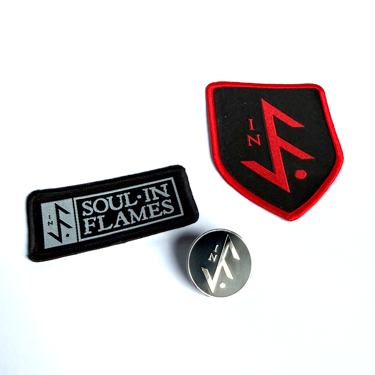 Soul in Flames - Pin and patches