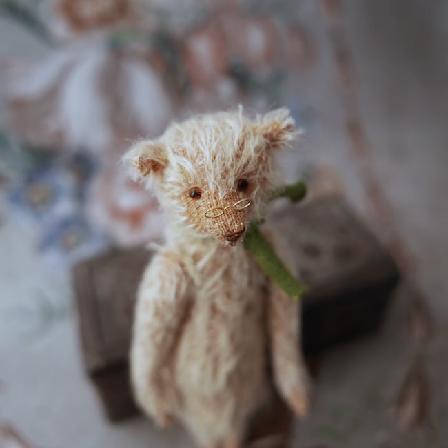 St. John, a small artist bear