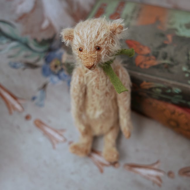 St. John, a small artist bear