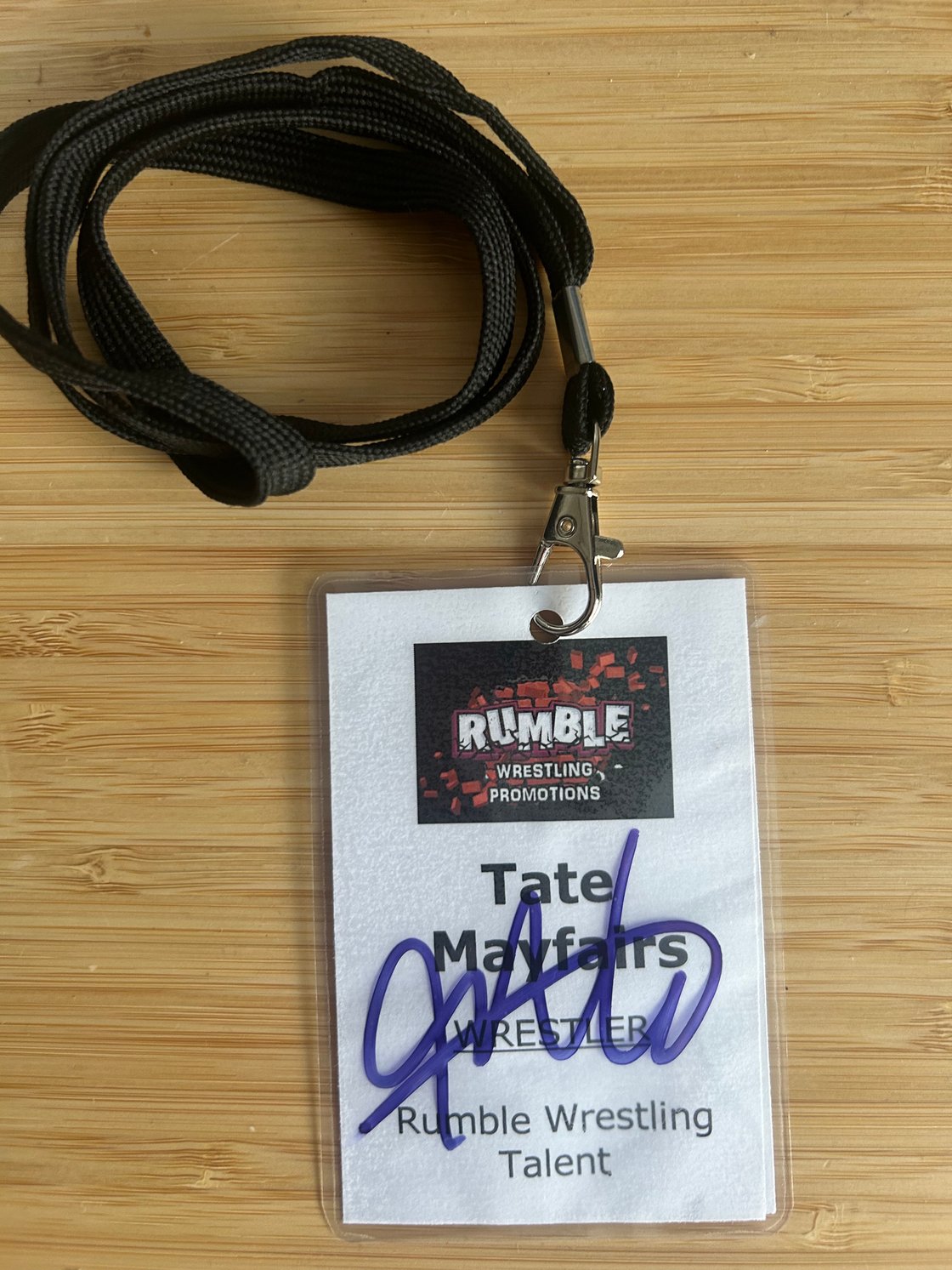Image of Signed Backstage Pass