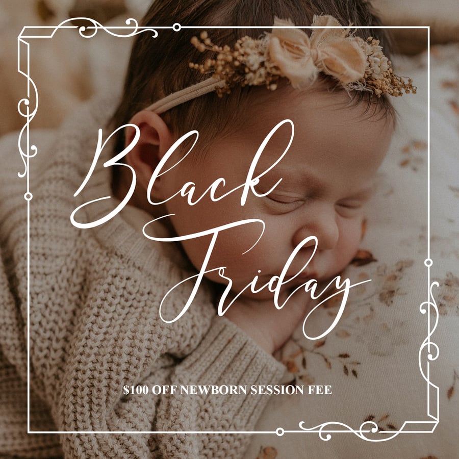 Image of Full Newborn Session- $100 off Full Newborn Session Fee - 2026 sessions only.