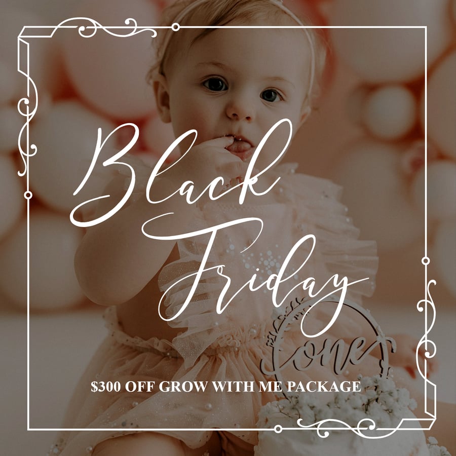 Image of "Grow With Me" package-$300 off  with a booking of a newborn session 