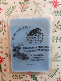 Christmas Morning Blueberry Waffles 