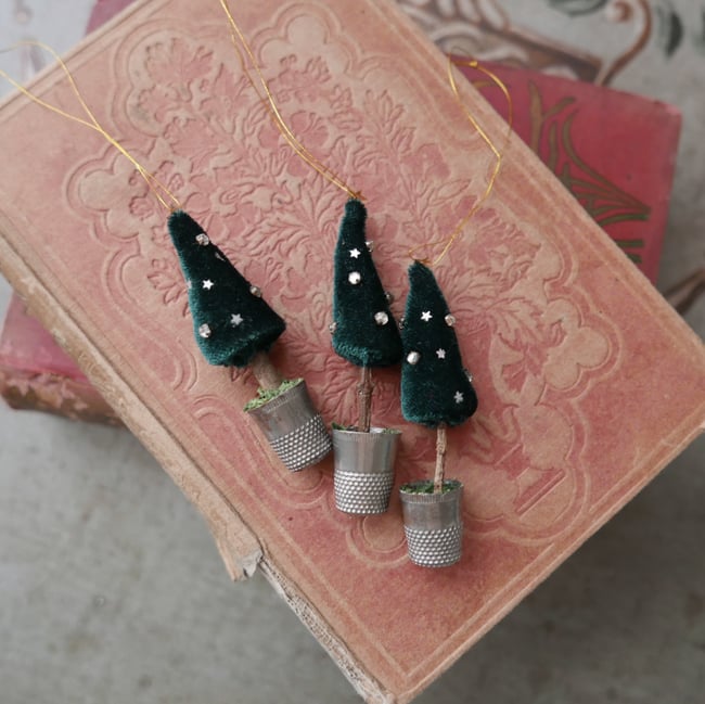 tiny twinkle tree ornament