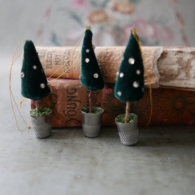 tiny twinkle tree ornament