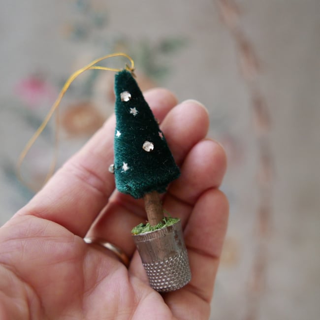 tiny twinkle tree ornament