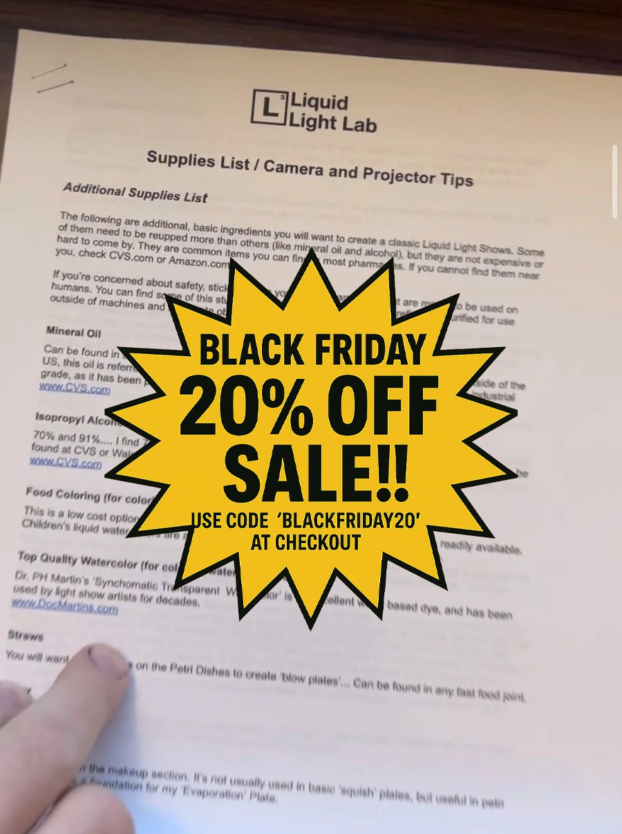 Image of Camera & Projector Guide + Additional Supply List (Download)