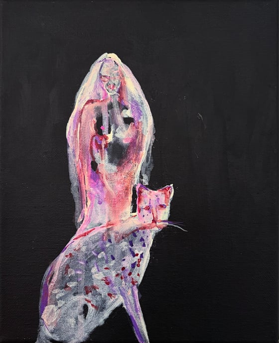 Image of Big Cats (Original Painting)