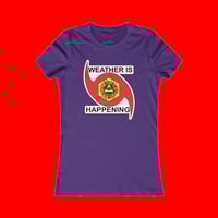 Image 2 of THE WEATHER IS HAPPENING ACOLYTE'S CREW NECK WOMEN'S T-SHIRT