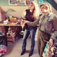 Image 1 of The Ultimate VIP Art Indulgence — Private Studio Day with Jen Allen