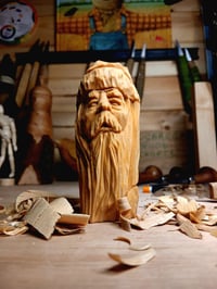 Image 2 of Carve a Santa Ornament in wood 