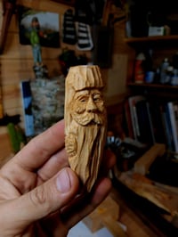 Image 3 of Carve a Santa Ornament in wood 