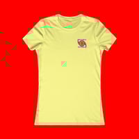 Image 3 of THE WEATHER IS HAPPENING CREW NECK WOMEN'S BADGE T-SHIRT