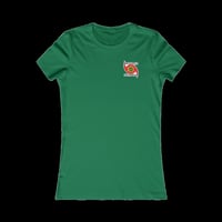 Image 4 of THE WEATHER IS HAPPENING CREW NECK WOMEN'S BADGE T-SHIRT