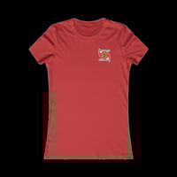 Image 2 of THE WEATHER IS HAPPENING CREW NECK WOMEN'S BADGE T-SHIRT