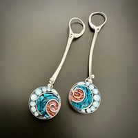 Image 1 of Wave Earrings, long