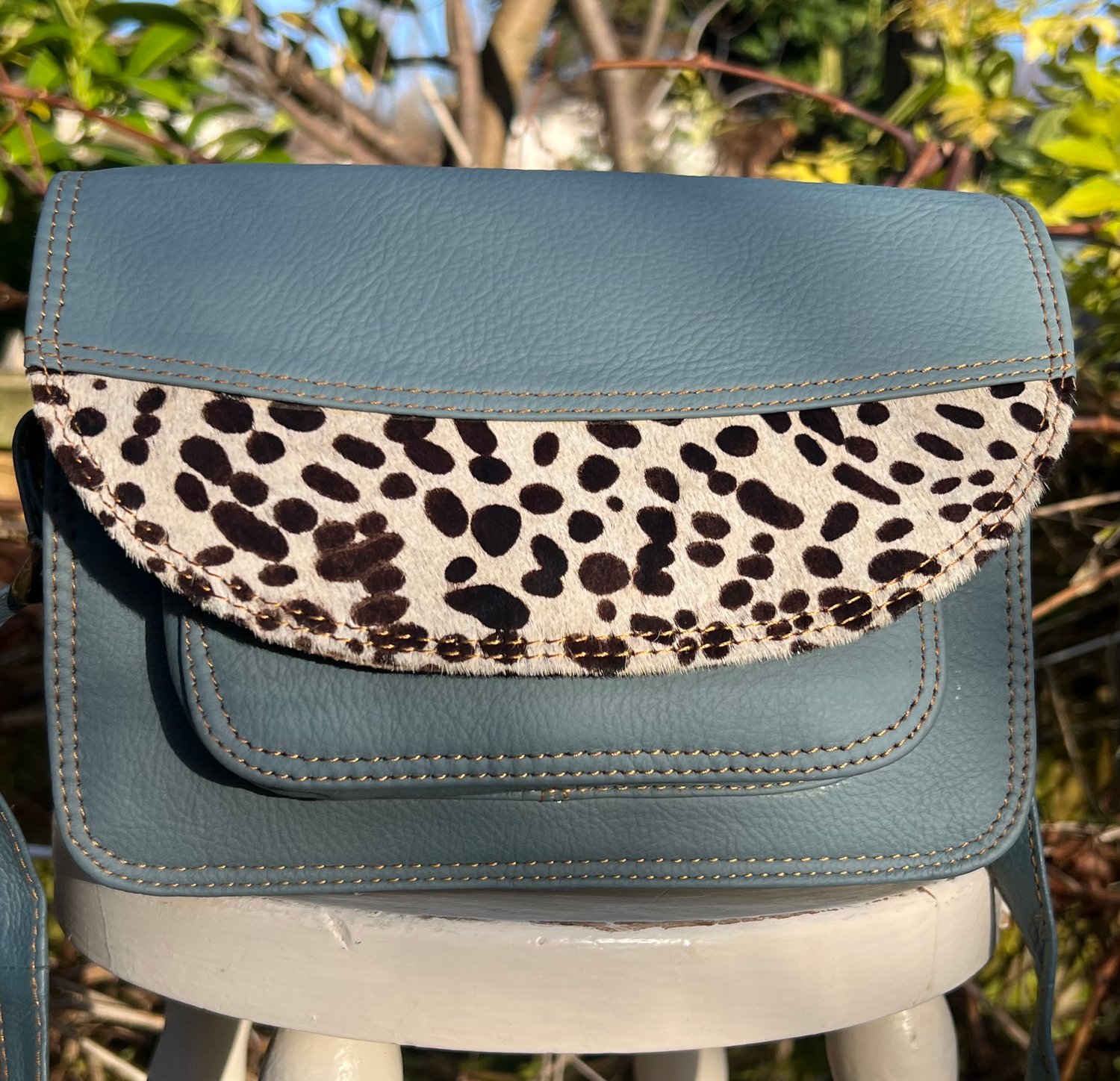 Image of Layered Leather/Fur -#AA13