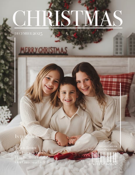 Image of CHRISTMAS MAGAZINE PSD TEMPLATE 8 x 10