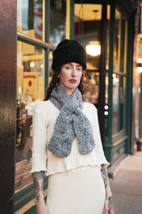 Image 5 of Knitting Pattern - Arnprior Reversible Cable Scarf