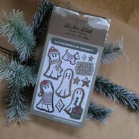 Image 1 of Sticker Sheet-Gingerbread Swoopy