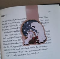 Image 2 of Magnetic Bookmark-Swoopy Ghost with Crystal Gift Basket