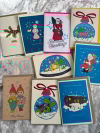 Image 2 of Surprise Pack of 10 Christmas Cards  - Assorted Designs 