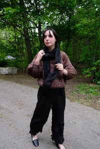 Image 4 of Knitting Pattern - Arnprior Reversible Cable Scarf