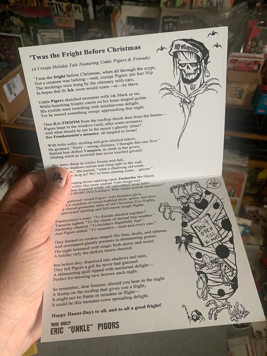 Image of CREEPY CHRISTMAS STOCKING  2025 - only 25 made