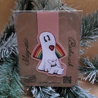 Image 1 of Magnetic Bookmark--Rainbow Pride Swoopy