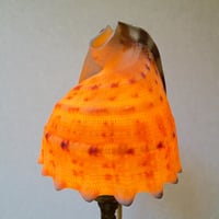 Image 8 of Lampe coquillage Cassis Cornuta sur socle en bronze - Veilleuse coquillage