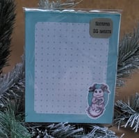 Image 1 of Mini NotePad--Reading Axolotl