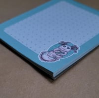 Image 2 of Mini NotePad--Reading Axolotl